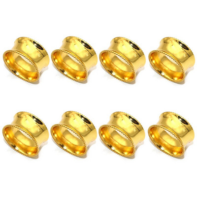 8 tk. Elegantne roosiõieline salvrätikusõrmuste hoidik pulmadeks Sõbrapäevaks Sügisene tänupüha jõulukaunistus HWF73