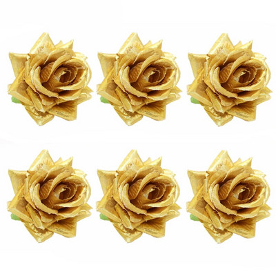 6Gb Pērļu ziedu salvešu gredzeni Balta ziedu salvešu sprādze kāzu līgavas dušai brīvdienu dzimšanas dienas svinību galda noformējums HWF63