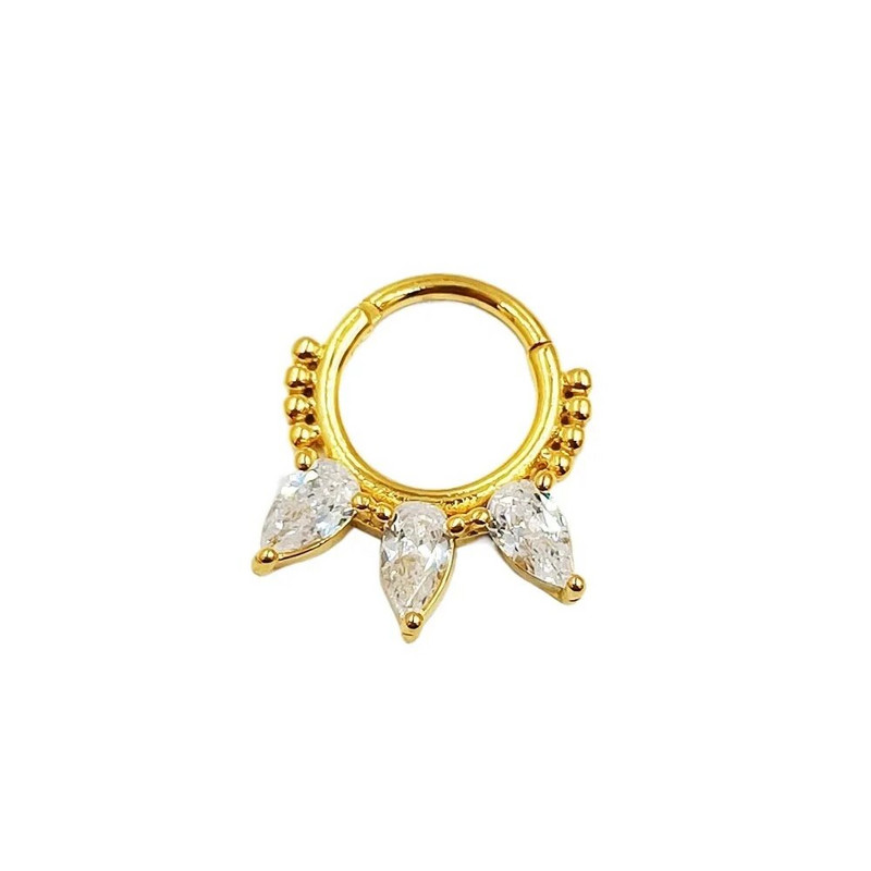 100% tērauda eņģes segmenta stīpa CZ akmens deguna gredzens nipelis klikšķinātājs auss skrimslis Tragus Helix lūpu auskari pīrsings ķermeņa rotaslietas