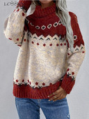 Vintage sieviešu džemperis, elegants trikotāža ar apkakli, trikotāžas džemperi, rudens ziemas apģērbi sievietēm, 2023. gada jaunums