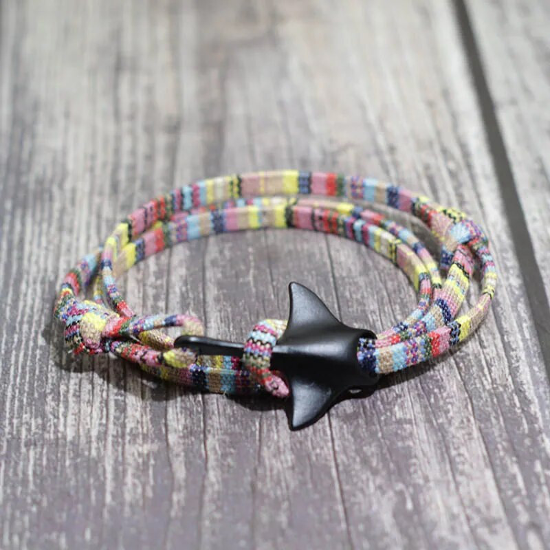 Keskkonnakaitse Manta käevõru, mees, naine, mägironimine, ellujäämiskäevõru Bohemia käevõru, sõbrapäeva kingitus Pulsera