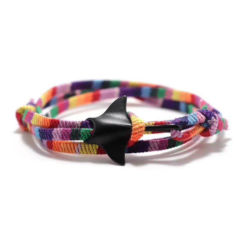 Keskkonnakaitse Manta käevõru, mees, naine, mägironimine, ellujäämiskäevõru Bohemia käevõru, sõbrapäeva kingitus Pulsera