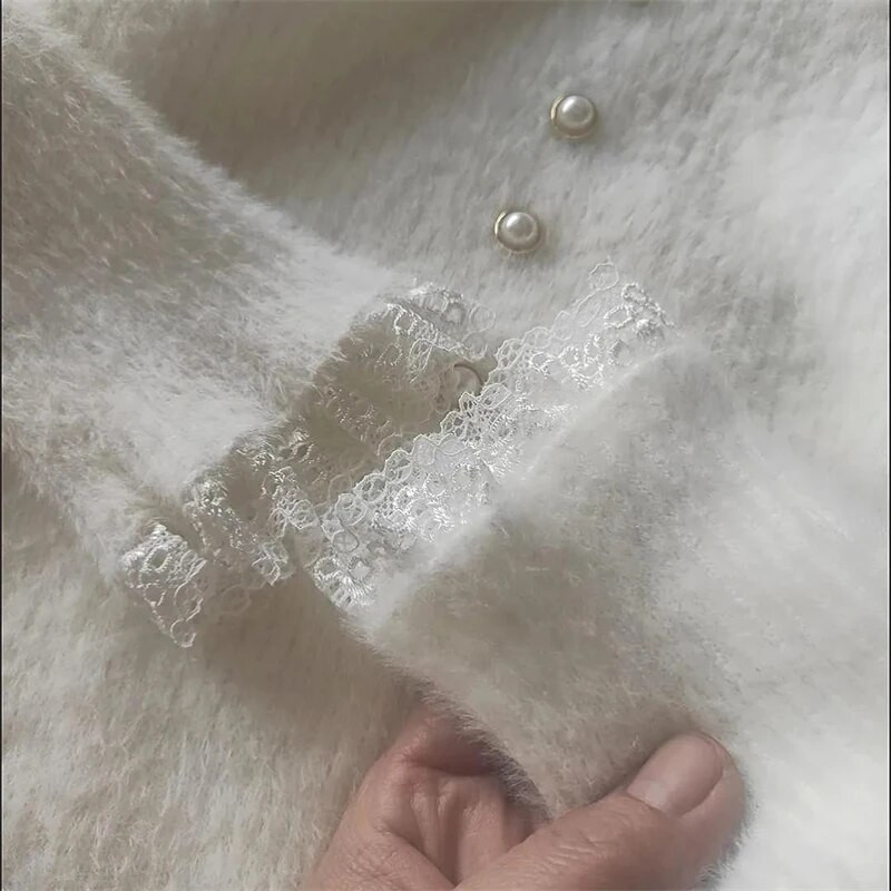 Ūdeļu imitācija ar pusi bruņurupuča trikotāžas topi Mežģīnes, tievi, biezi trikotāžas džemperi, mīksts apakšmalas džemperis rudens ziemas sieviešu džemperis