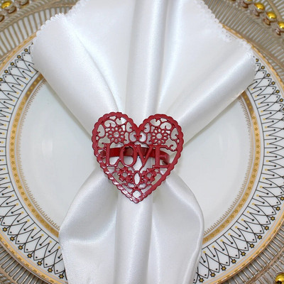 8gab. Eifeļa torņa salvešu gredzeni Bling kristāla strinakmens salvešu gredzenu turētājs Ziemassvētku brīvdienu kāzu ballīšu galda dekorēšanai