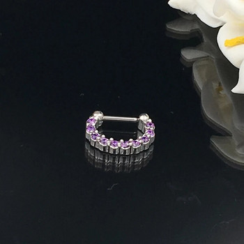 Νέος σχεδιασμός Κρυστάλλινο ψεύτικο δαχτυλίδι μύτης Δαχτυλίδι δαχτυλίδι κλιπ για το σώμα Κοσμήματα Fake Septum Nose Ring Piercing για γυναίκες Body Piercing Nariz