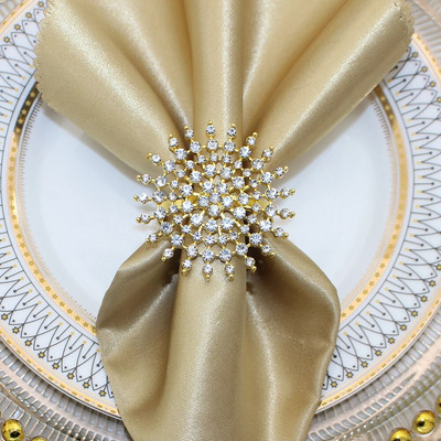 6Gb Bowknot salvešu gredzeni Bling Rhinestone salvešu gredzenu turētāji kāzu dzimšanas dienas Ziemassvētku vakariņu ballītei Mājas galda dekors