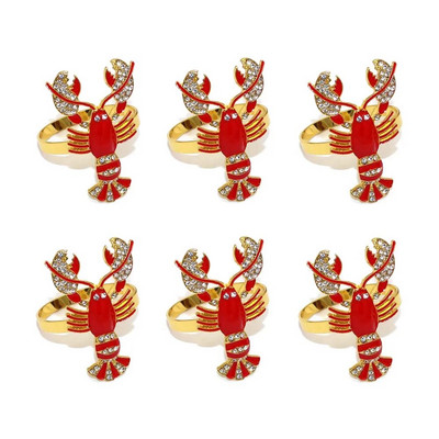 6Gb Bowknot salvešu gredzeni Bling Rhinestone salvešu gredzenu turētāji kāzu dzimšanas dienas Ziemassvētku vakariņu ballītei Mājas galda dekors