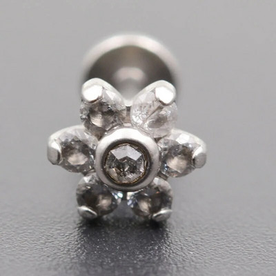 1,2*6/8mm tērauda iekšējais vītnis Opāls akmens auss Helix Tragus stienis pīrsings Opāls Labret Stud lūpu gredzeni Sexy Girls Rotaslietas