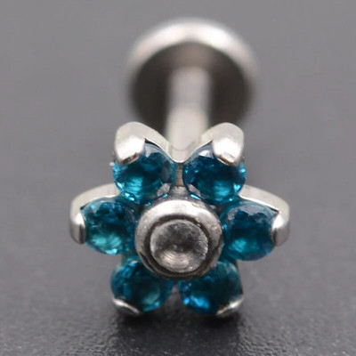 1,2*6/8mm tērauda iekšējais vītnis Opāls akmens auss Helix Tragus stienis pīrsings Opāls Labret Stud lūpu gredzeni Sexy Girls Rotaslietas