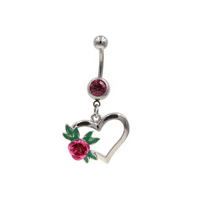 Sirds forma 4 krāsu rožu zieda forma nabas gredzens unikāls vēders ar radzēm ausu rotaslietas Ziemassvētku dāvanas modes rotaslietas