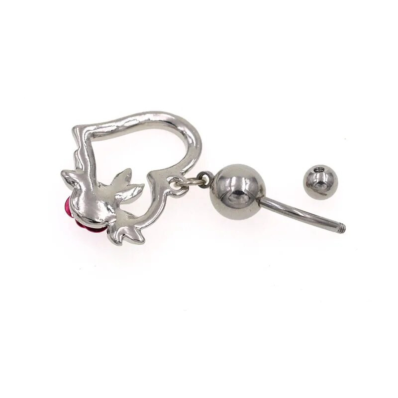 Sirds forma 4 krāsu rožu zieda forma nabas gredzens unikāls vēders ar radzēm ausu rotaslietas Ziemassvētku dāvanas modes rotaslietas