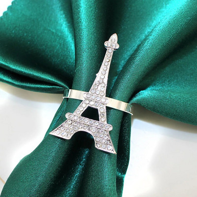 6db gyémánt virág szalvétagyűrű tartó hálaadáshoz Halloween húsvét karácsony esküvő esküvő ünnep asztaldísz HWD110