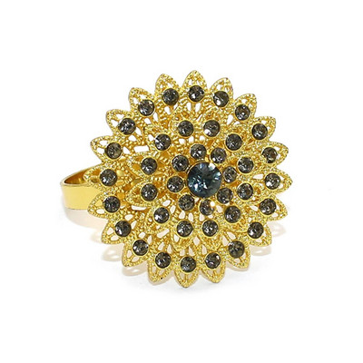 6db gyémánt virág szalvétagyűrű tartó hálaadáshoz Halloween húsvét karácsony esküvő esküvő ünnep asztaldísz HWD110