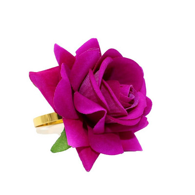 6Gb Valentīndienas sirds salvešu gredzeni Sarkanā kristāla kalnu kristāla salvešu gredzeni kāzu jubilejas galda dekorēšanai HWD10