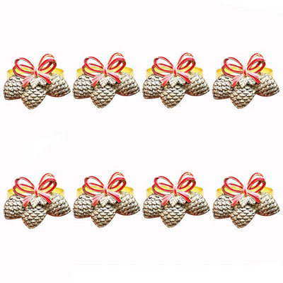 8GAB Ziemassvētku flamingo salvešu gredzens rozā krāsā Rhinestone dzīvnieku salvetes sprādze kāzu Ziemassvētku dzimšanas dienas svinībām galda dekors HWC256