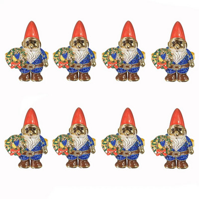 8GAB Ziemassvētku flamingo salvešu gredzens rozā krāsā Rhinestone dzīvnieku salvetes sprādze kāzu Ziemassvētku dzimšanas dienas svinībām galda dekors HWC256