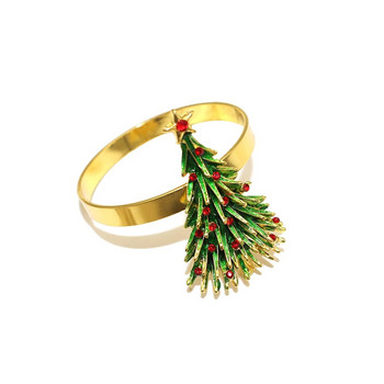 6 τμχ Νέα θήκη για δαχτυλίδια για χριστουγεννιάτικο δέντρο για χριστουγεννιάτικες δεξιώσεις γάμου Ημέρα των Ευχαριστιών Διακόσμηση τραπεζαρίας σπιτιού HWC147