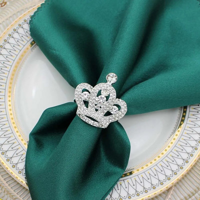 2Gb Kāzu līgavas dušas salvešu gredzeni Lieli kristāla kalnu kristāla ziedu salvešu turētājs kāzu pušķu dekorēšanai, galda dekors HWD48