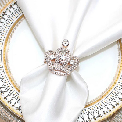 2Gb Kāzu līgavas dušas salvešu gredzeni Lieli kristāla kalnu kristāla ziedu salvešu turētājs kāzu pušķu dekorēšanai, galda dekors HWD48