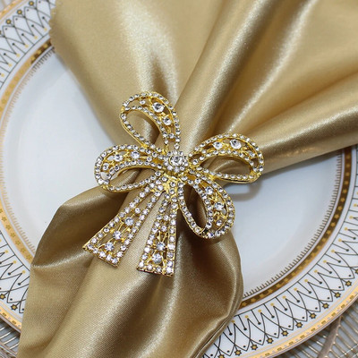 2Gb Kāzu līgavas dušas salvešu gredzeni Lieli kristāla kalnu kristāla ziedu salvešu turētājs kāzu pušķu dekorēšanai, galda dekors HWD48