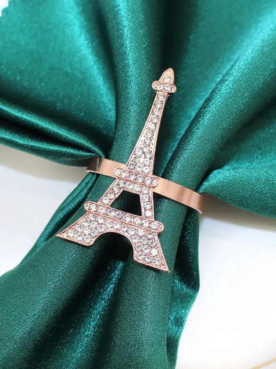 2Gb Kāzu līgavas dušas salvešu gredzeni Lieli kristāla kalnu kristāla ziedu salvešu turētājs kāzu pušķu dekorēšanai, galda dekors HWD48