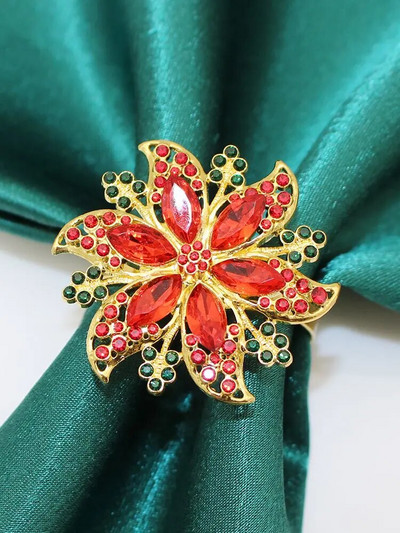 2Gb Kāzu līgavas dušas salvešu gredzeni Lieli kristāla kalnu kristāla ziedu salvešu turētājs kāzu pušķu dekorēšanai, galda dekors HWD48