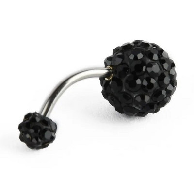 1Gb Modes Auskari Skrimšļa pīrsings Shellhard Barbell Cirkona Akmens Kristāla Ausu Kniedes Pīrsings Tragus Sievietēm Ķermeņa Rotaslietas