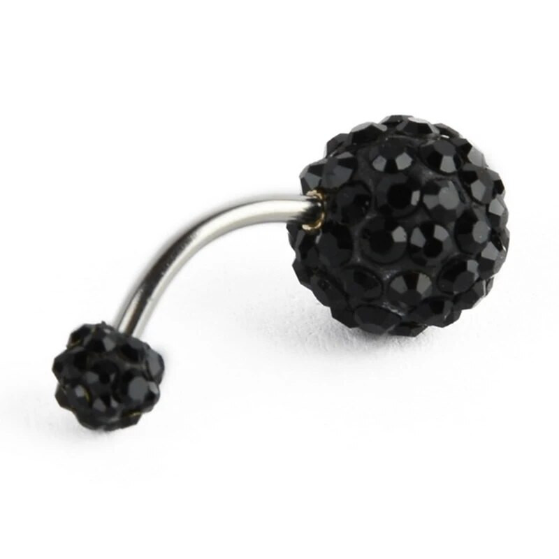 1Gb Modes Auskari Skrimšļa pīrsings Shellhard Barbell Cirkona Akmens Kristāla Ausu Kniedes Pīrsings Tragus Sievietēm Ķermeņa Rotaslietas