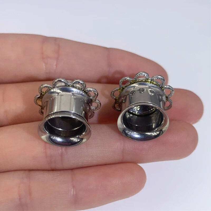 2023. gada jauni ausu paplašinātāji, mīkstums ausu aizbāžņi un tuneļi, 1 pāris/partija Auskaru mērinstrumenti, stiepes paplašinātāji, ķermeņa rotaslietas (8 MM-12 MM) pīrsings