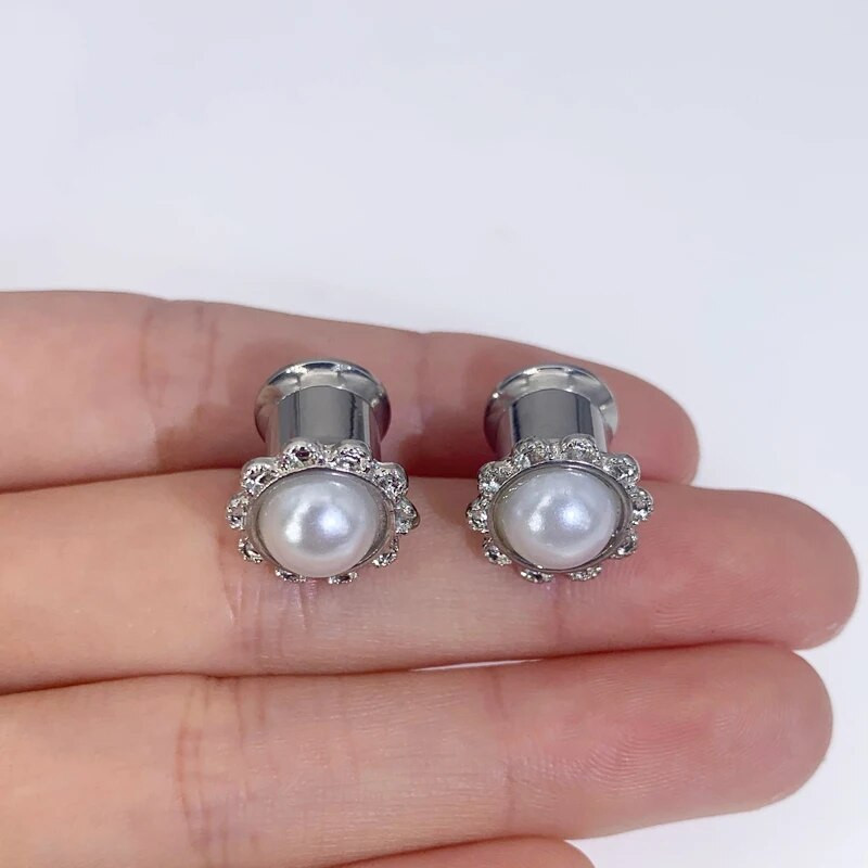 2023. gada jauni ausu paplašinātāji, mīkstums ausu aizbāžņi un tuneļi, 1 pāris/partija Auskaru mērinstrumenti, stiepes paplašinātāji, ķermeņa rotaslietas (8 MM-12 MM) pīrsings