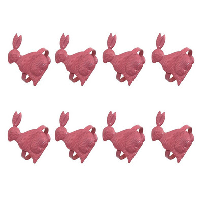 8Gb Ziemassvētku rotājumi Metāla salvešu sprādzes Bismillah salvešu gredzenu turētāji Islāma musulmaņu Ramadāna ballīšu galda dekors HWM06