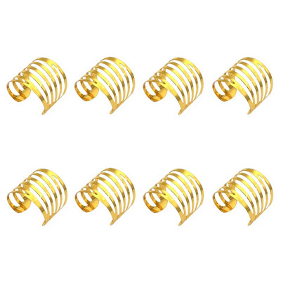 8Gb Ziemassvētku rotājumi Metāla salvešu sprādzes Bismillah salvešu gredzenu turētāji Islāma musulmaņu Ramadāna ballīšu galda dekors HWM06