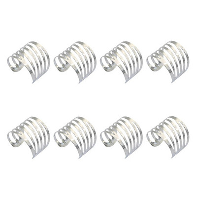 8Gb Ziemassvētku rotājumi Metāla salvešu sprādzes Bismillah salvešu gredzenu turētāji Islāma musulmaņu Ramadāna ballīšu galda dekors HWM06