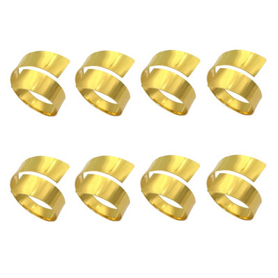 8Gb Ziemassvētku rotājumi Metāla salvešu sprādzes Bismillah salvešu gredzenu turētāji Islāma musulmaņu Ramadāna ballīšu galda dekors HWM06