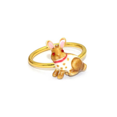 8Gb Jauni zaķu salvešu gredzeni Trušu metāla pasniegšanas salvešu turētājs pavasara Ziemassvētkiem Mājas Lieldienu galda rotājumi HWH90