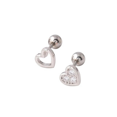 1 pāris sirds ausu pīrsings, skrimšļa auskars, deguns, lūpu auskars, ķermeņa rotaslietas, zieds, seksīgs ķermeņa pīrsings.