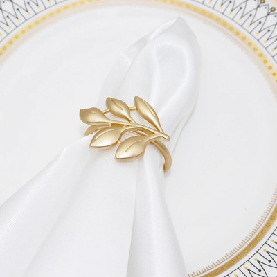 Δαχτυλίδι από χαρτοπετσέτα με φύλλα 12 τμχ. Δαχτυλίδι για χαρτοπετσέτες για την ημέρα των ευχαριστιών Ασημένιο επιτραπέζιο δαχτυλίδι για Χριστουγεννιάτικες γιορτές γάμου Διακόσμηση δείπνου HWL06