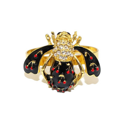 12Gb zelta metāla salvešu gredzeni Flamingo salvešu turētājs kāzu Ziemassvētku ballītei banketu vakariņām auduma dvieļu virtuves dekors HWE16