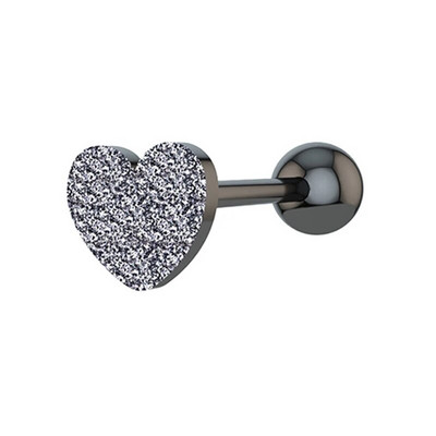 1-4db Nyelvgyűrűk Virág Stud Súly Piercing Rúd Rozsdamentes Acél Porc Fülbevaló Helix női Divat Testékszer 14G