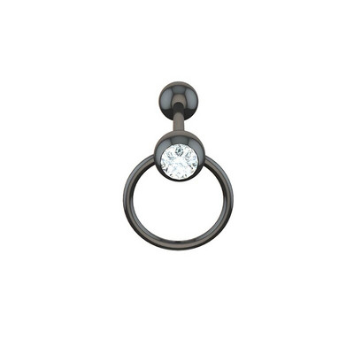 1-4db Nyelvgyűrűk Virág Stud Súly Piercing Rúd Rozsdamentes Acél Porc Fülbevaló Helix női Divat Testékszer 14G