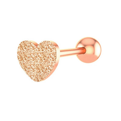 1-4db Nyelvgyűrűk Virág Stud Súly Piercing Rúd Rozsdamentes Acél Porc Fülbevaló Helix női Divat Testékszer 14G