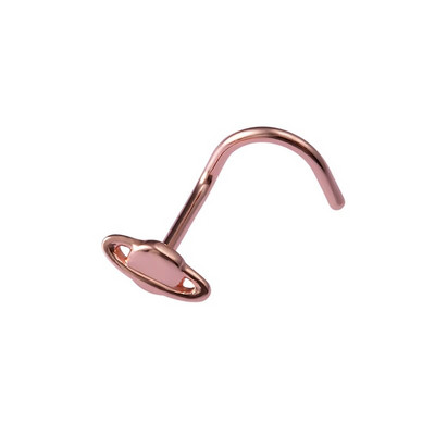 1 gab. 20g Ķirurģiskā tērauda deguna spārna gredzena deguna pīrsings sievietēm kaķis citplanētietis ziedu lapa CZ inkrustēts deguna skrūves gredzeni ķermeņa rotaslietas dāvana