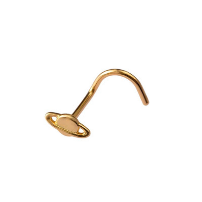 1 gab. 20g Ķirurģiskā tērauda deguna spārna gredzena deguna pīrsings sievietēm kaķis citplanētietis ziedu lapa CZ inkrustēts deguna skrūves gredzeni ķermeņa rotaslietas dāvana