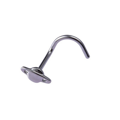 1 gab. 20g Ķirurģiskā tērauda deguna spārna gredzena deguna pīrsings sievietēm kaķis citplanētietis ziedu lapa CZ inkrustēts deguna skrūves gredzeni ķermeņa rotaslietas dāvana