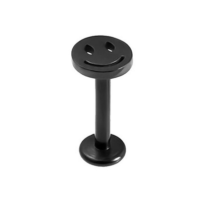 1 tk terasest naeratuse huule läbistav kõrvarõngas Helix Labret augustamine unisex kõrva traguse rõngas sisemine kõrva kõhre augustamine kõrvarõngas 16G