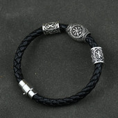 Accesorii vikingi rune runice margele bijuterii diy bărbați femei viking brățară decorare brățări cu farmece margele