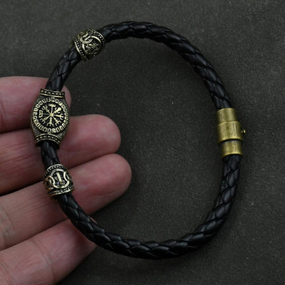 Accesorii vikingi rune runice margele bijuterii diy bărbați femei viking brățară decorare brățări cu farmece margele