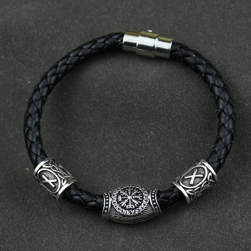 Accesorii vikingi rune runice margele bijuterii diy bărbați femei viking brățară decorare brățări cu farmece margele