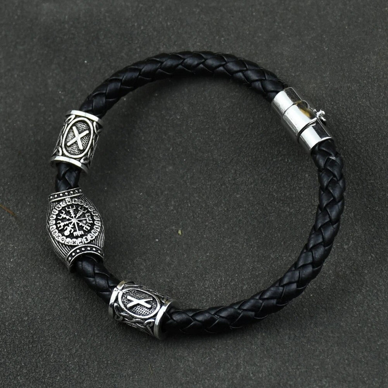 Accesorii vikingi rune runice margele bijuterii diy bărbați femei viking brățară decorare brățări cu farmece margele