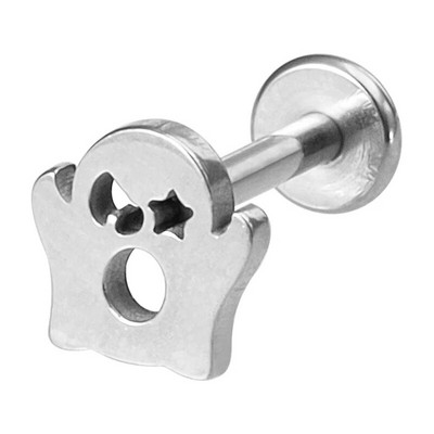 1/3gab Helovīna lūpu gredzens Pīrsings Labret Stud Auskars Ausu skrimslis Tragus Helix Nerūsējošā tērauda stienis sievietēm Vīriešu ķermeņa rotaslietas